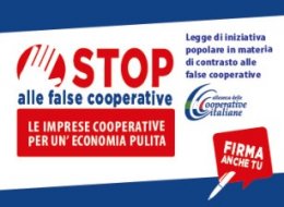 STOP FALSE COOPERATIVE: SI FIRMA IN 43 COMUNI DELLE MARCHE
