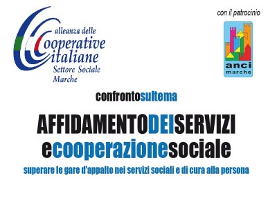 SENIGALLIA: CONFRONTO SU AFFIDAMENTO DEI SERVIZI E COOPERAZIONE SOCIALE