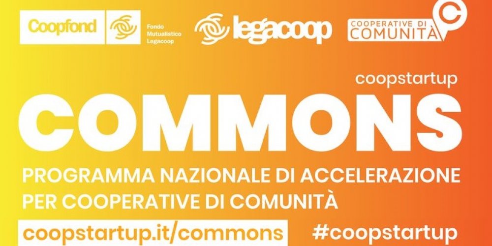 COMMONS, PROGRAMMA DI ACCELERAZIONE DELLE COOPERATIVE DI COMUNITÀ