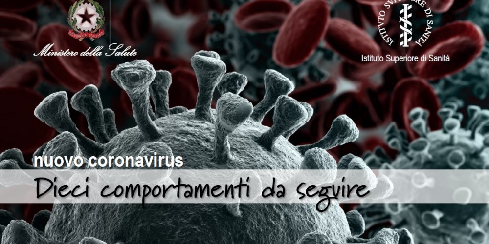 CORONAVIRUS: QUALI COMPORTAMENTI ADOTTARE