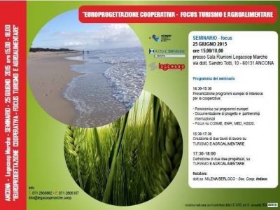 EUROPROGETTAZIONE COOPERATIVA: FOCUS TURISMO E AGROALIMENTARE 