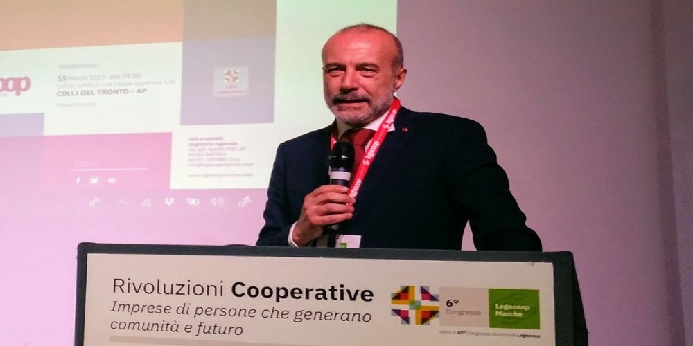 GIANFRANCO ALLERUZZO CONFERMATO PRESIDENTE LEGACOOP MARCHE