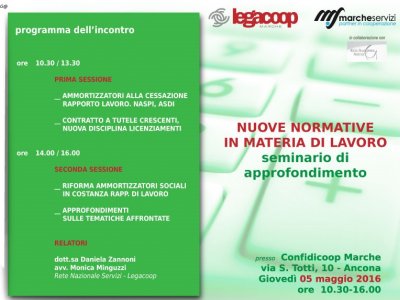 LAVORO: SEMINARIO DI FORMAZIONE