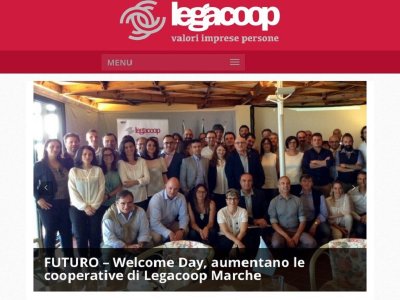 PRIMO PIANO LEGACOOP PER IL WELCOME DAY 